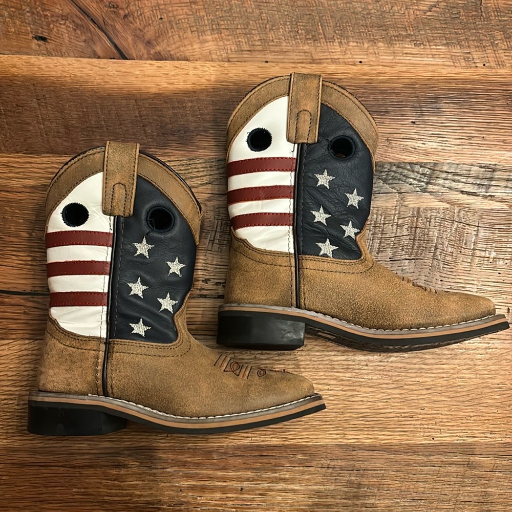 Kids Patriotic Cowboy Boots